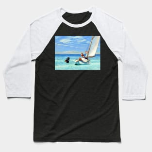 High Resolution Edward Hopper Ground Swell 1939 Baseball T-Shirt